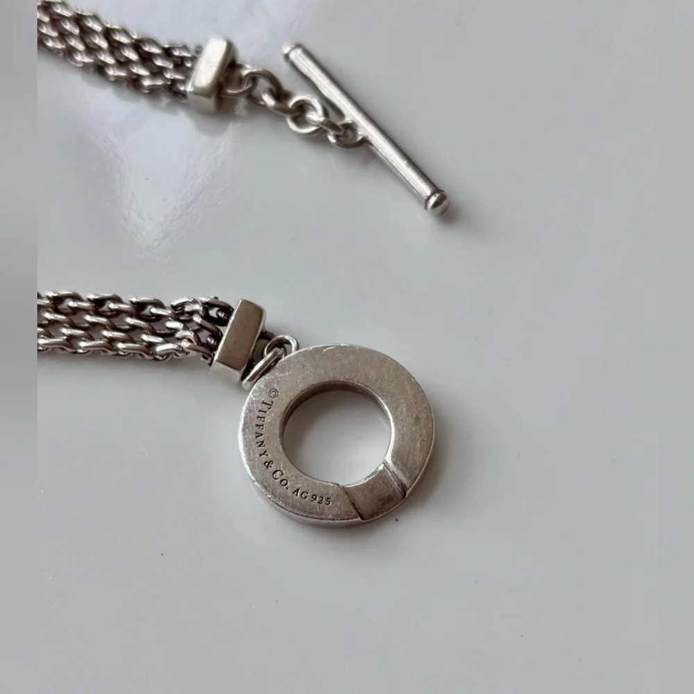 Tiffany & Co. Somerset Toggle Bracelet
Sterling Silver 925. Size 7" - Picture 3 of 9